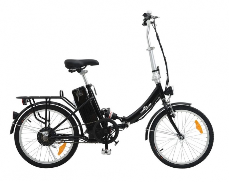 Vélo électrique pliable VidaXL et pile lithium-ion Alliage d'aluminium