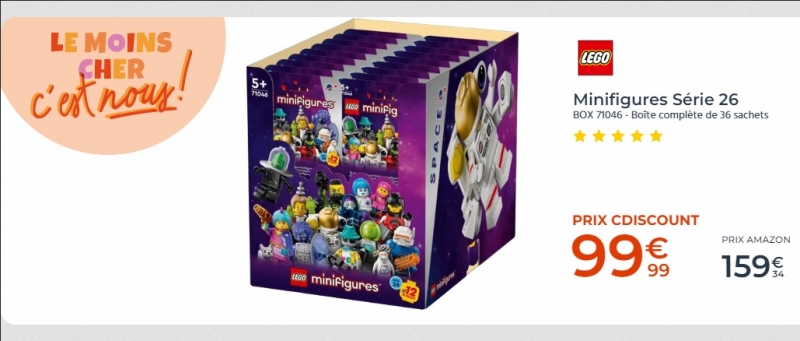 LEGO® Minifigures Série 26 BOX 71046