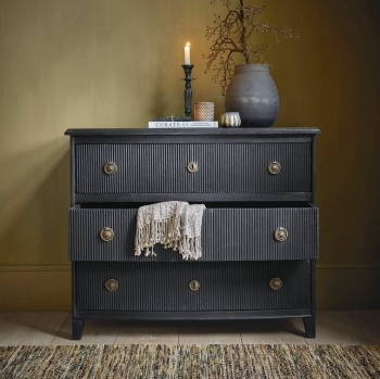 Commode BOISSIÉRE Bois de manguier noir vieilli