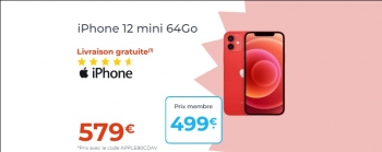 iPhone 12 mini 64Go Red