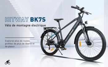 Vélo électrique de montagne HITWAY BK7S 25 km/h Autonomie 35-90 KM MAX