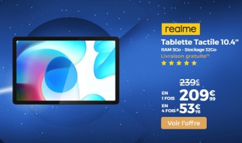 Tablette Tactile REALME Pad 10,4'' RAM 3Go
