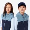 Sweatshirt à capuche color-block Enfants Lacoste Unisexe Bleu/Bleu Clair/Bleu Marine