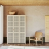 Armoire CANOPY 3 portes avec cannage en rotin de Maisons du Monde : Rangement Élégant pour Tous les Intérieurs