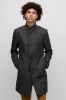 BLACK FRIDAY HUGO MINTRAX2242 Manteau Regular Fit en laine mélangée gris pas cher