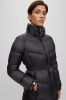 BOSS PAMAXI2 Doudoune Slim Fit en tissu déperlant noir - Black Friday Doudoune Femme Hugo Boss
